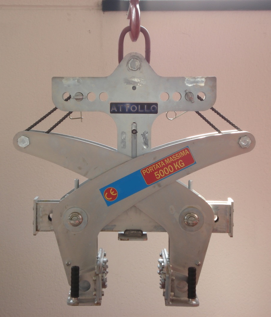 Automatic and semiautomatic clamps for jersey barrier automatic